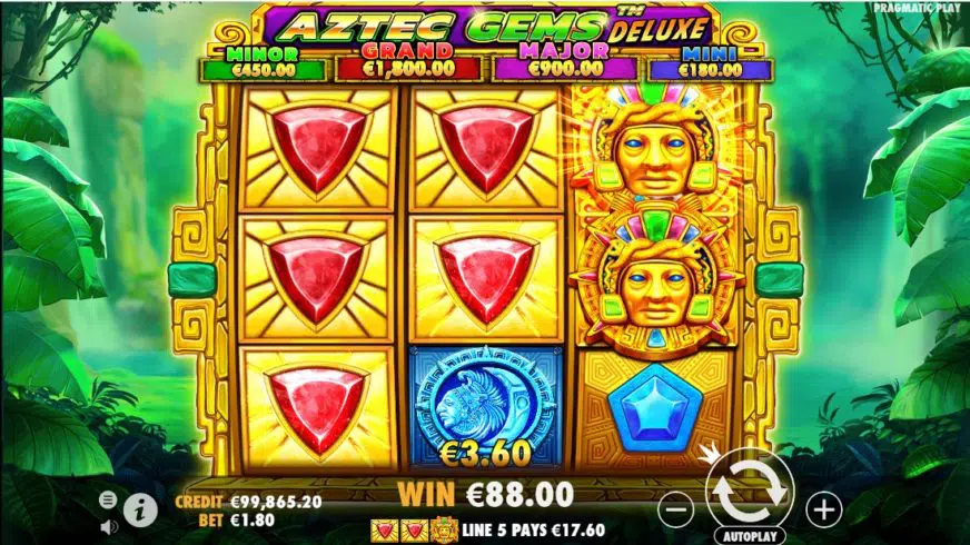 Aztec Gems Screenshot Gameplay